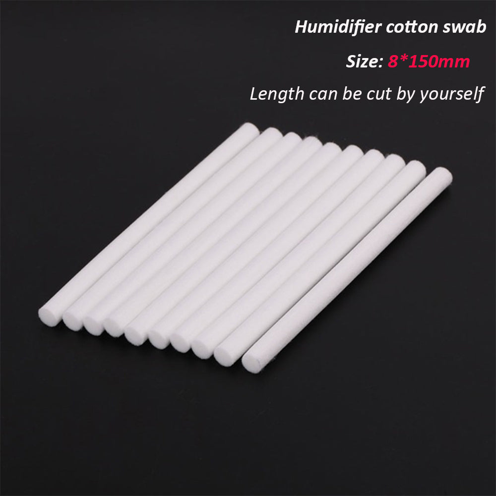 10 Pieces 8*150mm Humidifiers Filters Cotton Swab Orange Lily