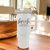 Bruh Mom 40oz Tumblers with Lids Cerise Thalassa