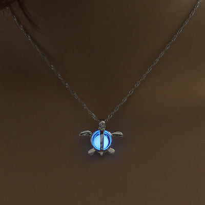Fashion Moon Natural Glowing Stone Healing Necklace Women Gift Charm Luminous Pendant Necklace Jewelry DeChampBlessedThreads
