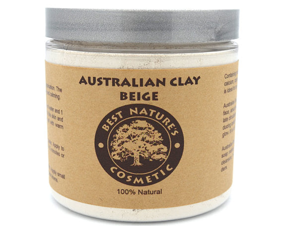 Australian Beige Clay. Detoxify the body and face, Yellow Poppy