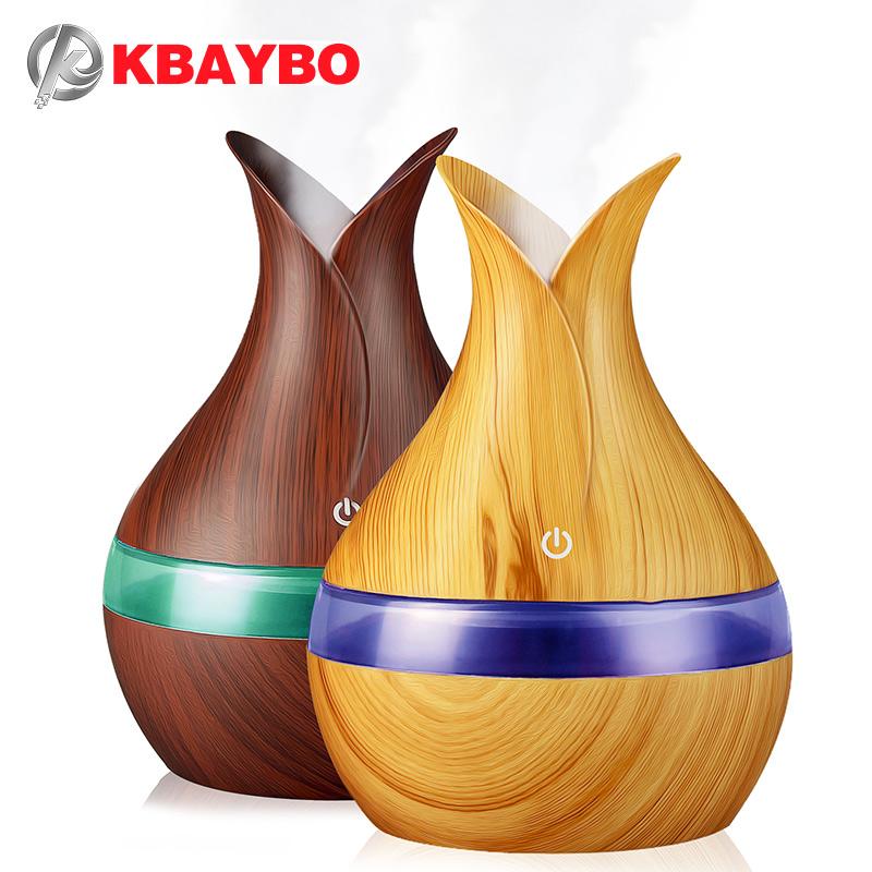KBAYBO 300ml USB Air humidifier aroma oil Diffuser strong mist maker Blue Charlie